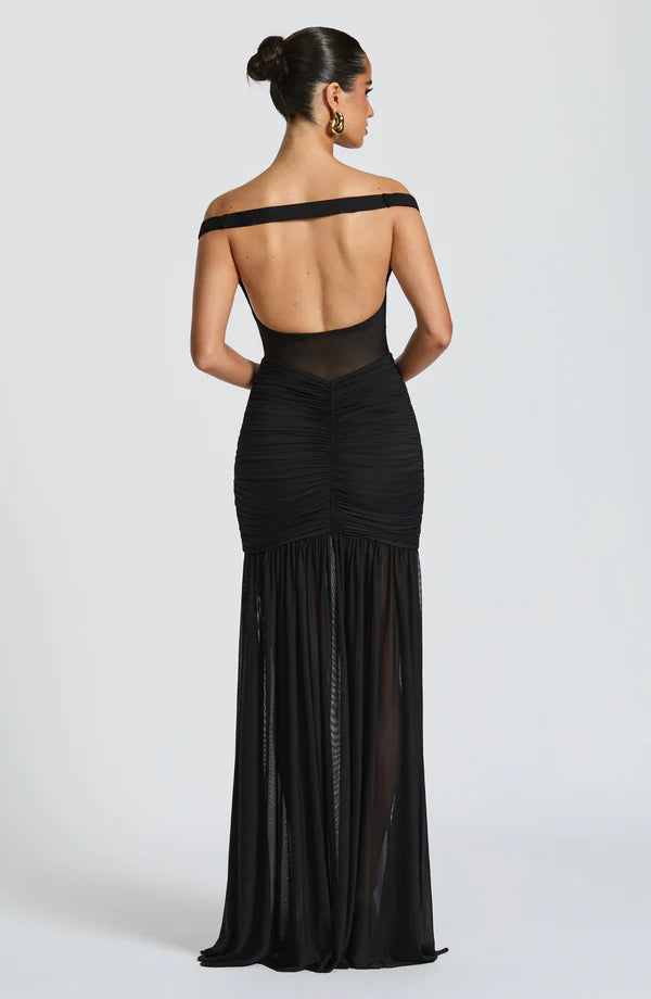 LEILANI MAXI DRESS – BLACK