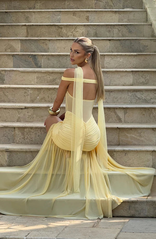 LEILANI MAXI DRESS – LEMON