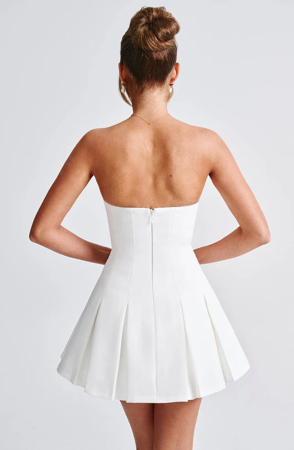 MONACO MINI DRESS – IVORY