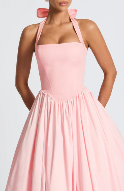 EVANA MIDI DRESS – BLUSH