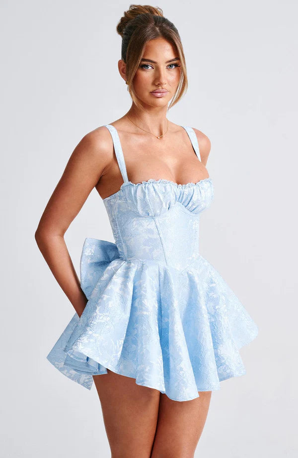 AMELIE MINI DRESS – BLUE