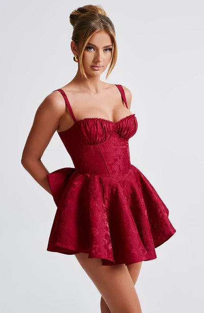 AMELIE MINI DRESS – RED