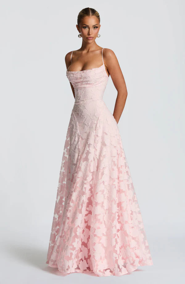 ELARA MAXI DRESS – BLUSH