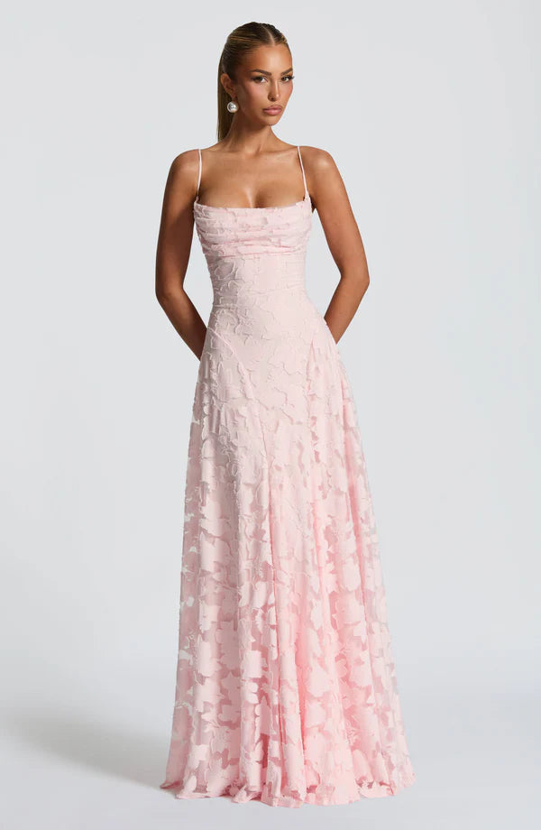 ELARA MAXI DRESS – BLUSH