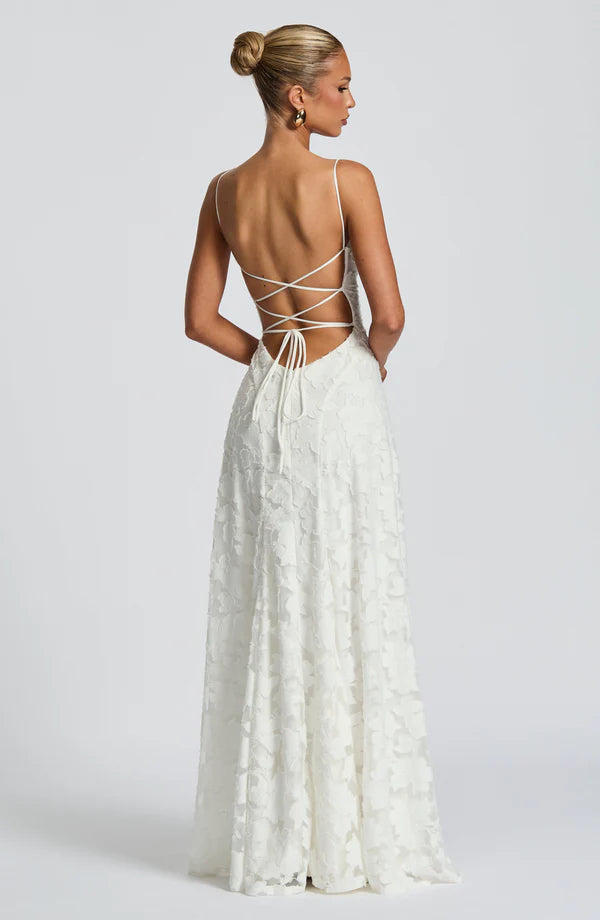 FRANCIS MAXI DRESS – IVORY