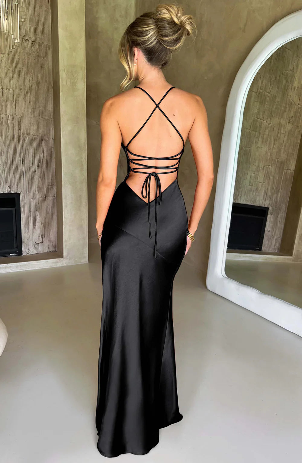 LANA MAXI DRESS – Black