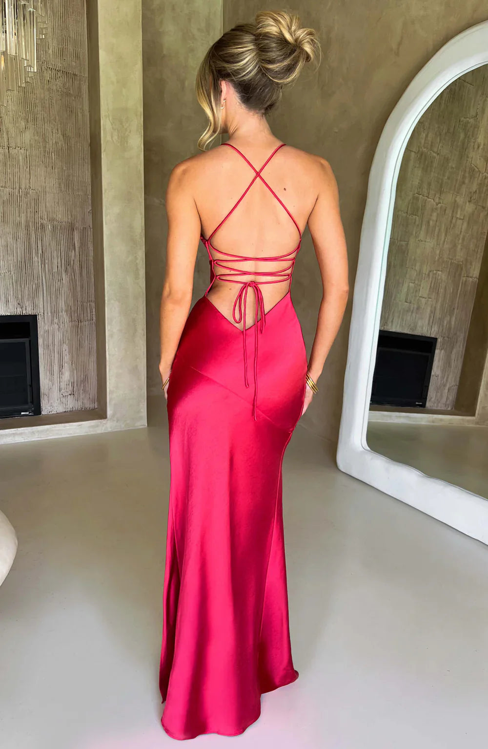 LANA MAXI DRESS – Red