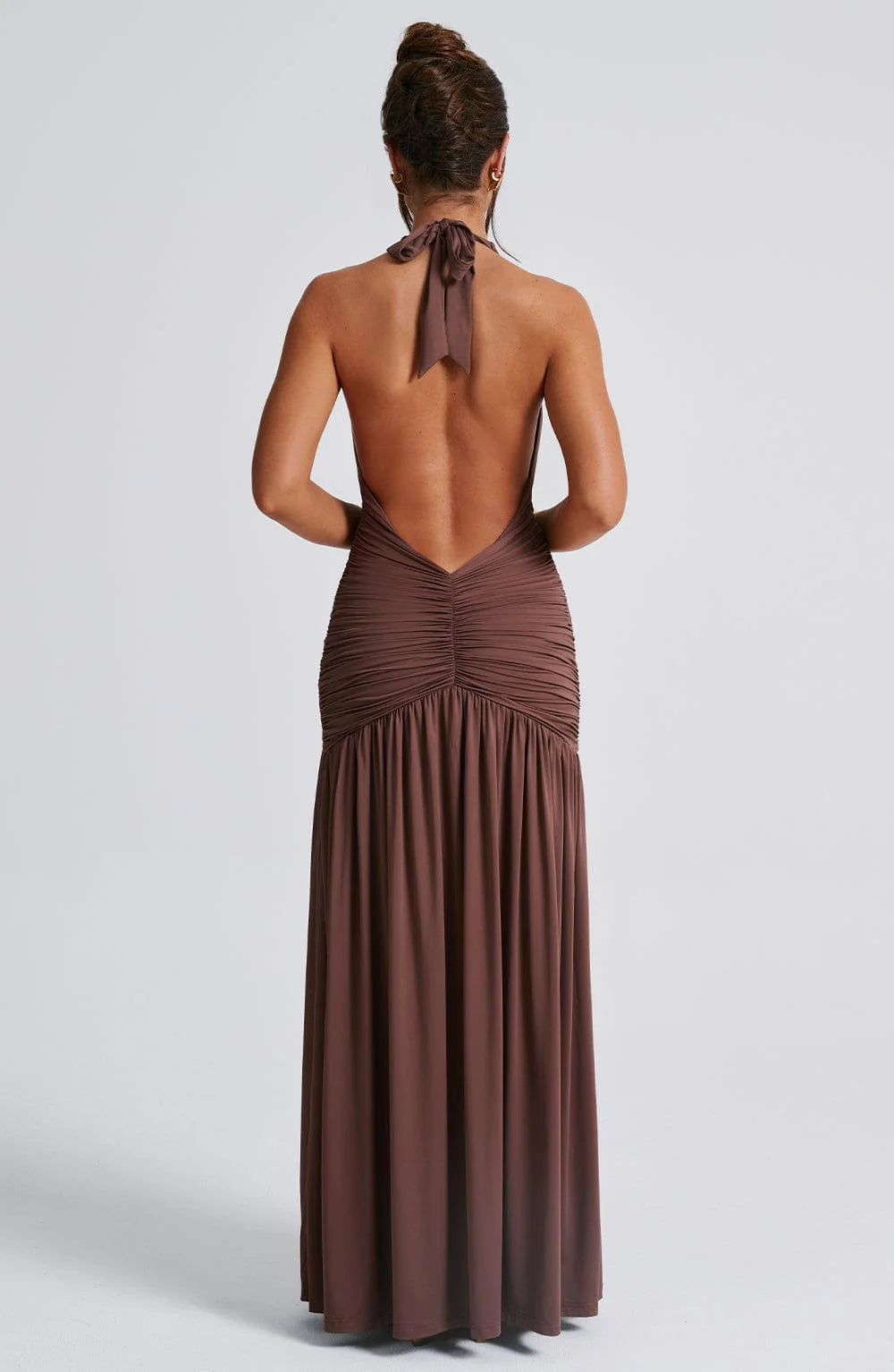 Lina Maxi Dress – Chocolate
