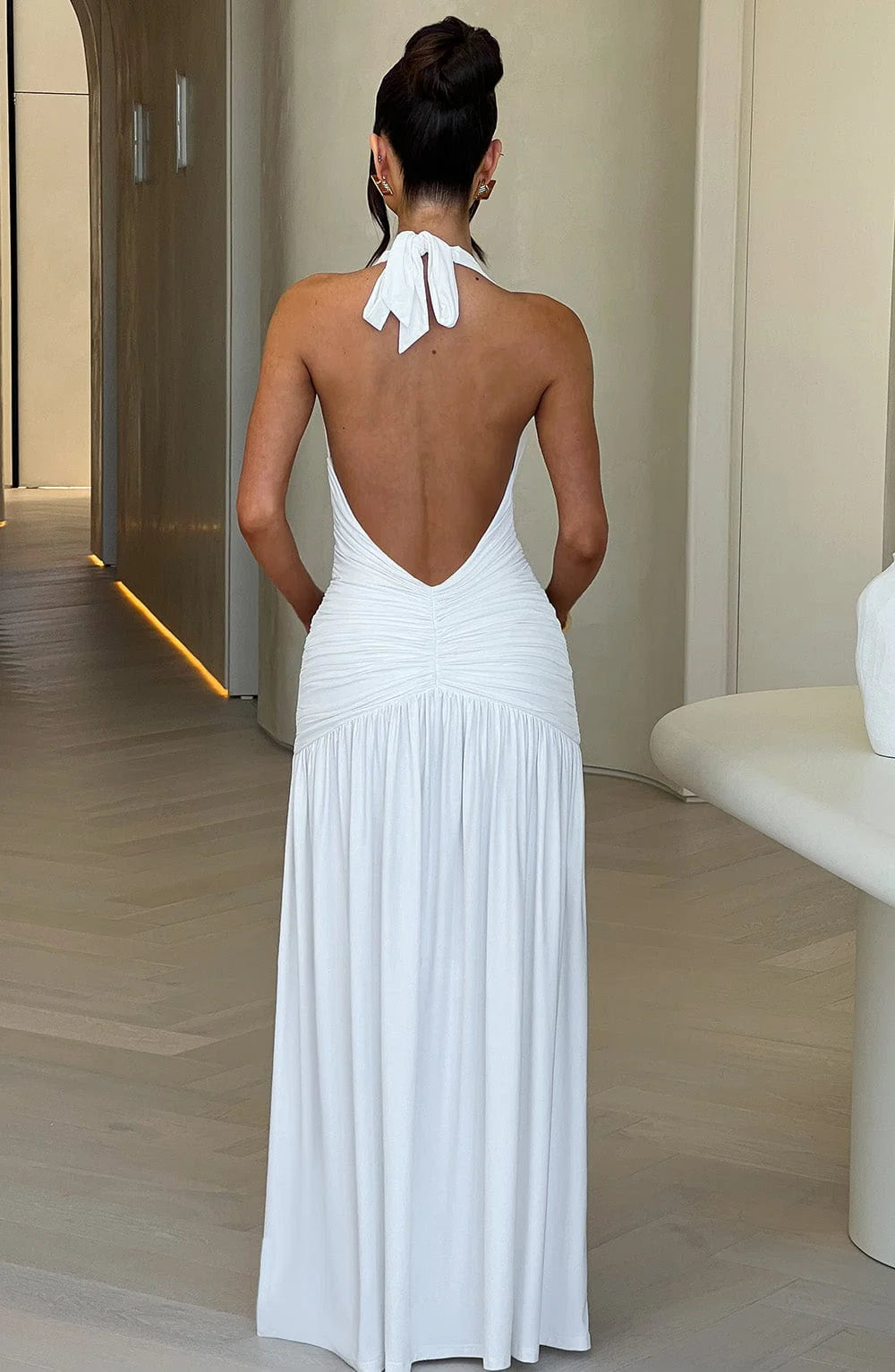 Lina Maxi Dress – White
