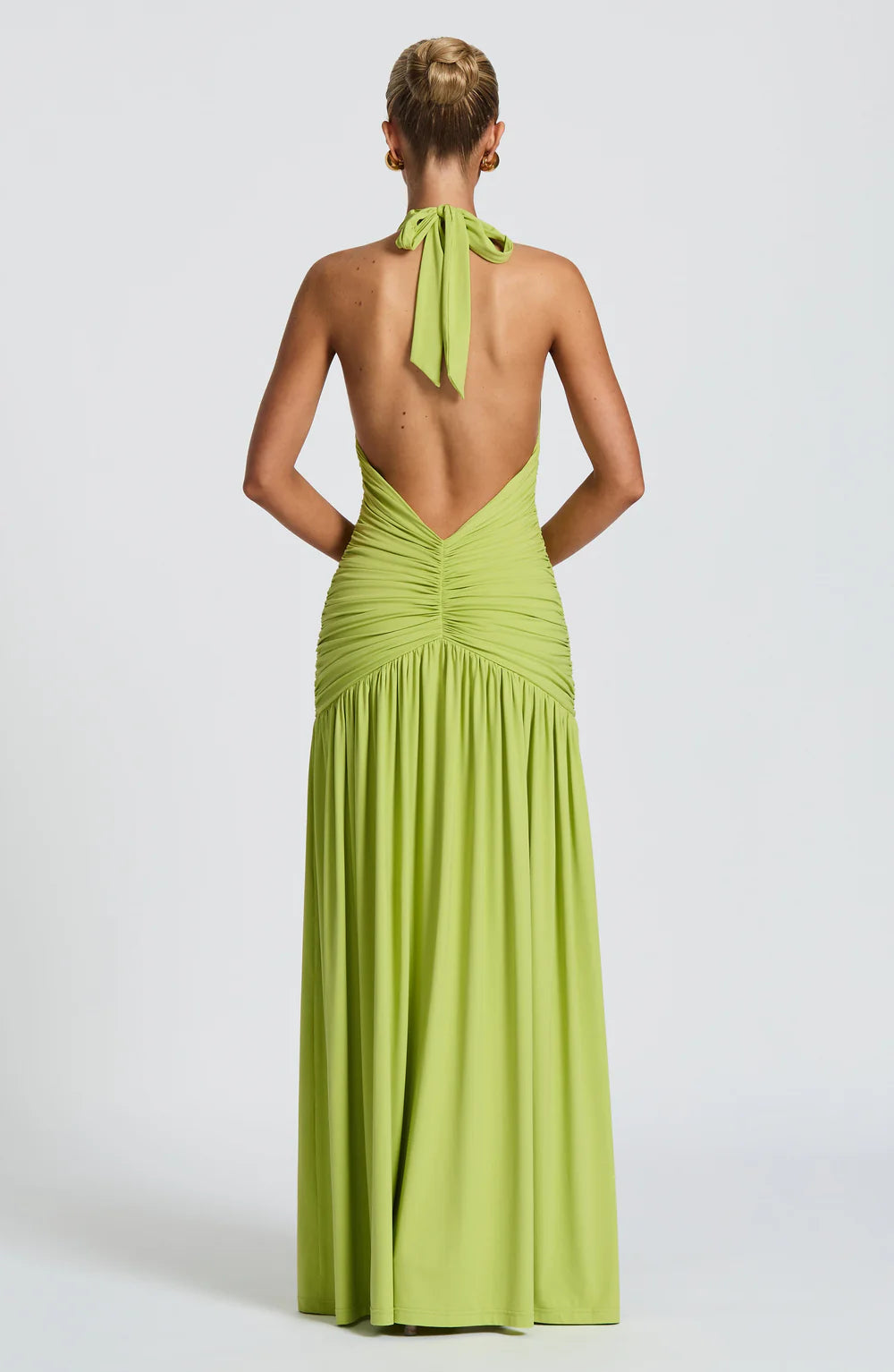 MELANIA MAXI DRESS - OLIVE