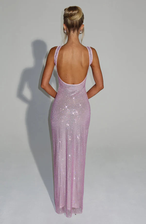 ATHENA MAXI DRESS - PINK