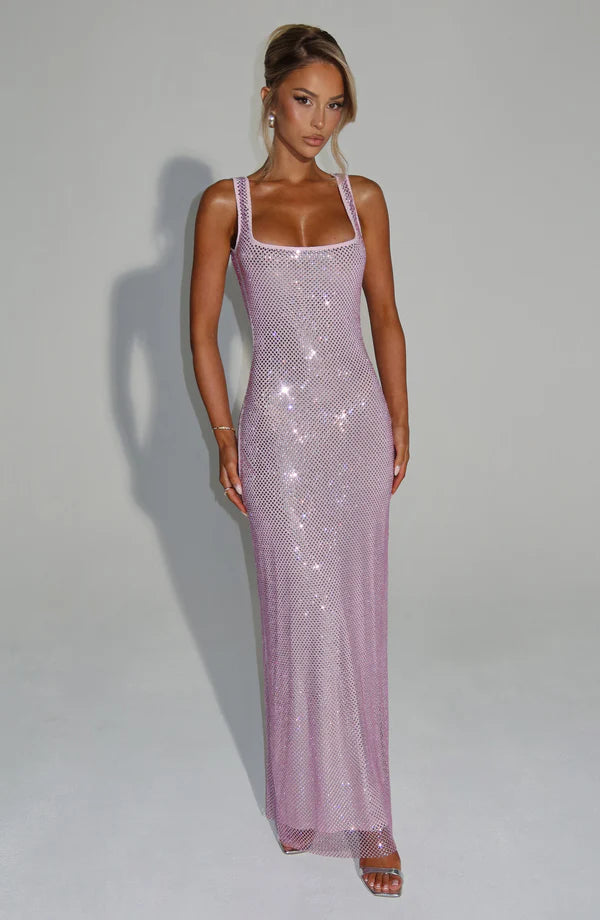ATHENA MAXI DRESS - PINK