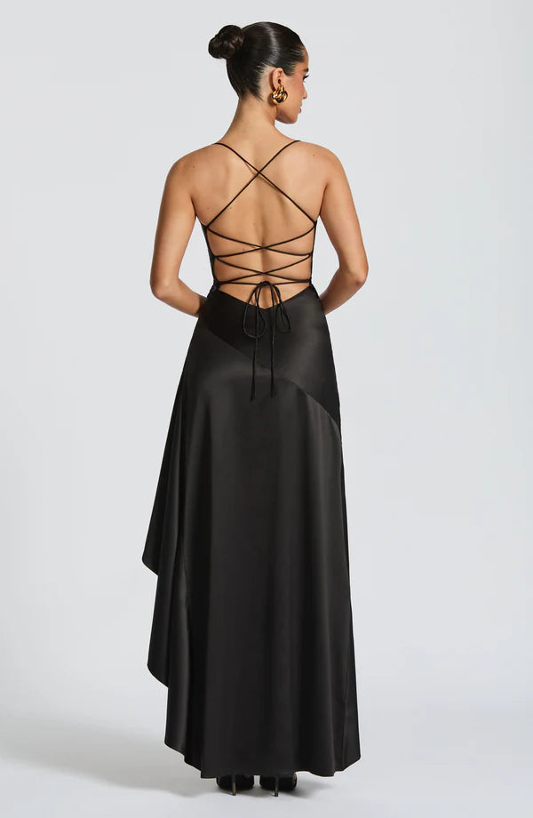 ISLA MAXI DRESS – BLACK