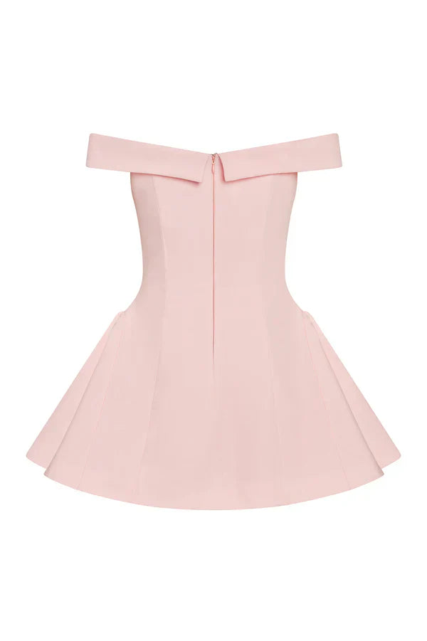 CALISTA CORSET MINI DRESS - PINK