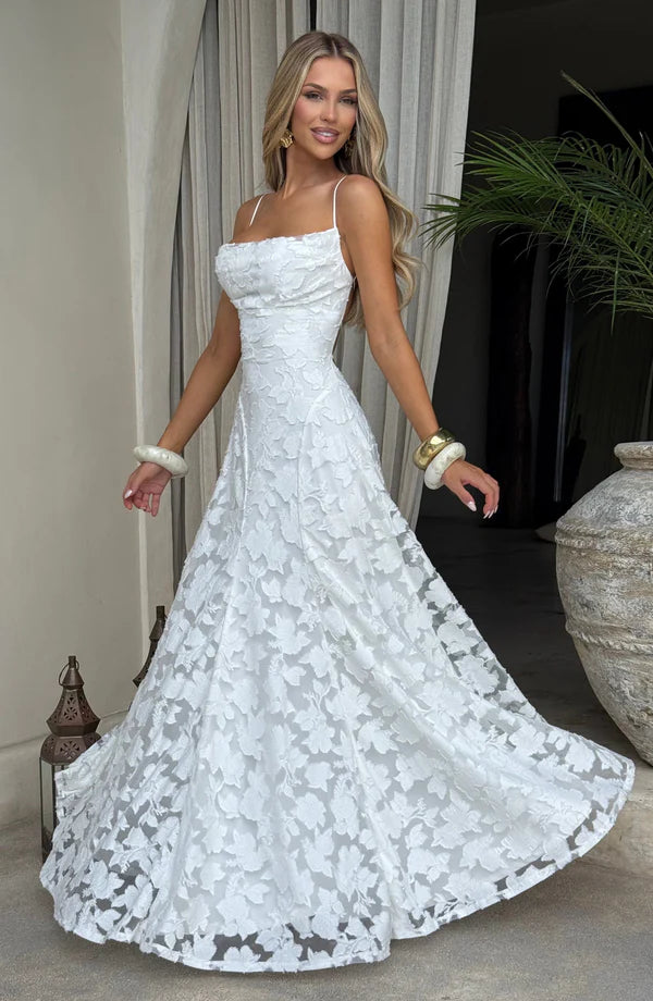FRANCIS MAXI DRESS – IVORY