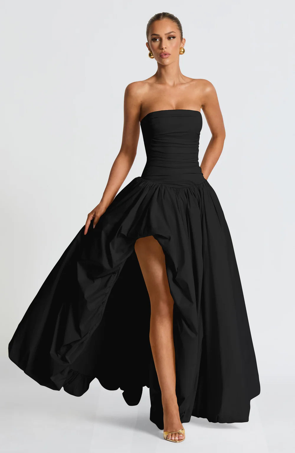 LORENA MAXI DRESS – BLACK