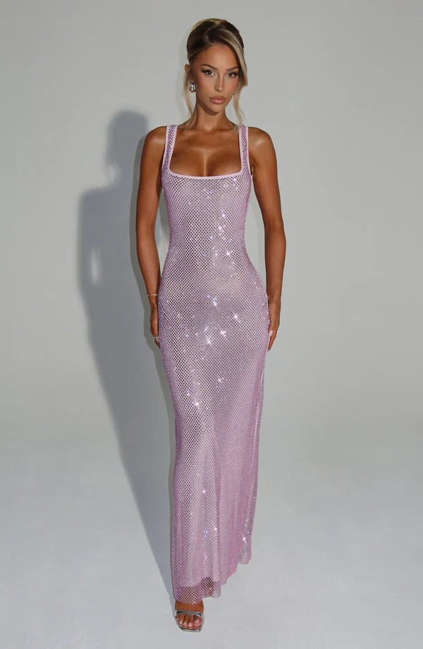 ATHENA MAXI DRESS - PINK